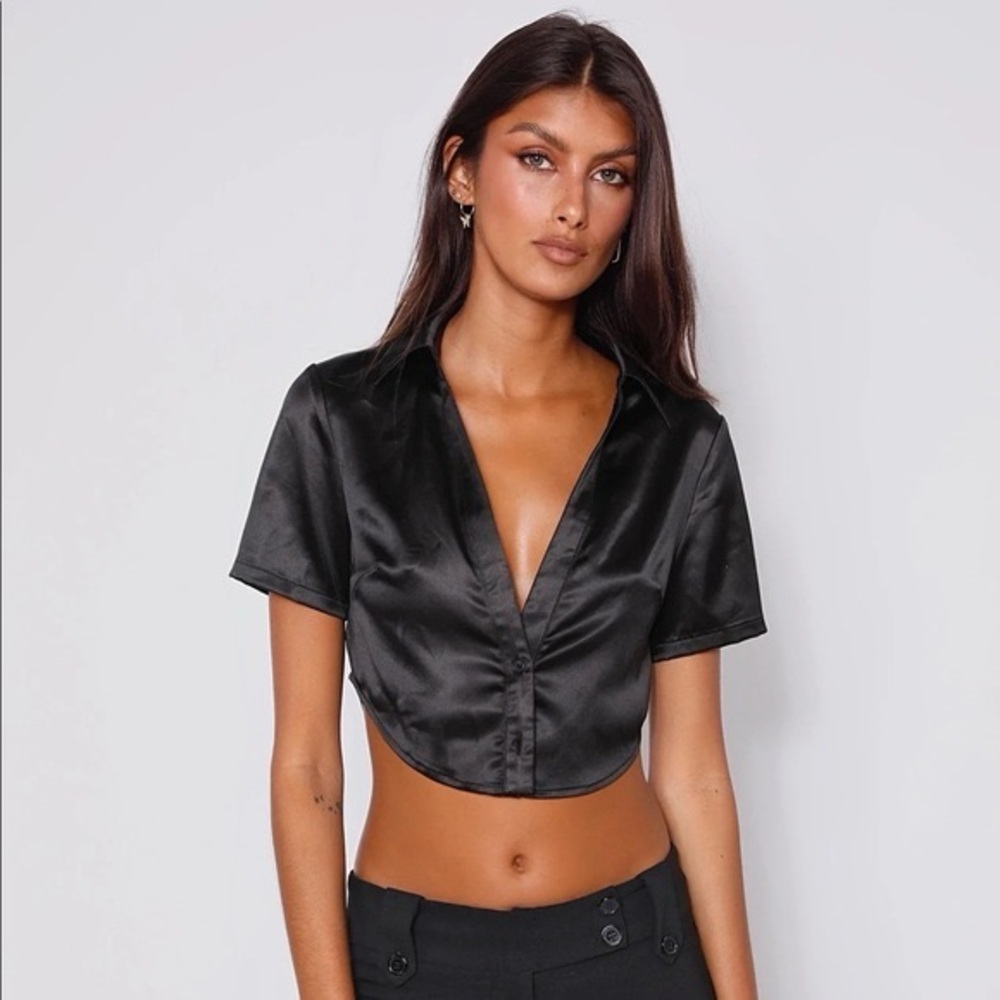 Tiger Mist Satin Colored Shirt